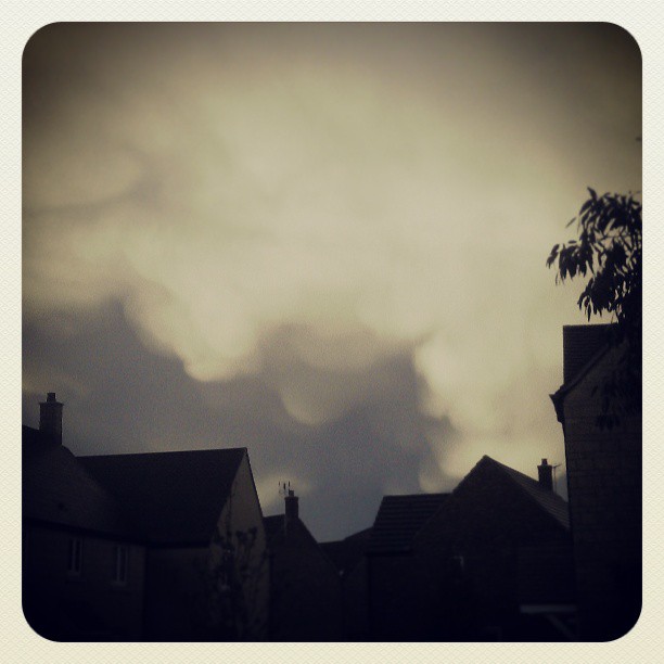 Spooky clouds after the rain!