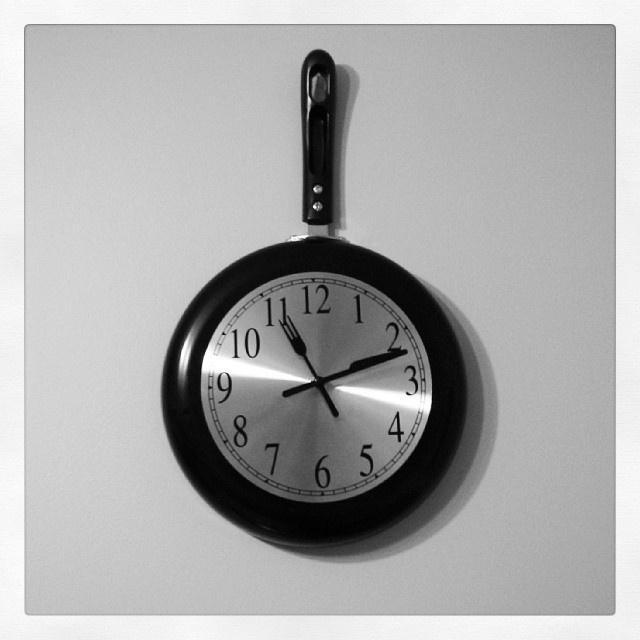 New Kitchen Clock! Looks very cool, but has a VERY loud tick - not sure how long it will last!