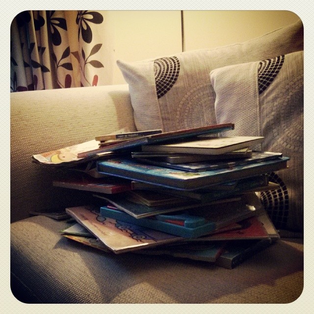 Never ask a toddler to choose a book to read...