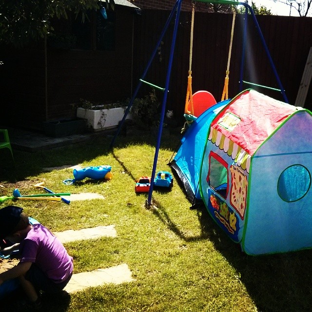 That's us setup for the day I think! # garden #Swindon