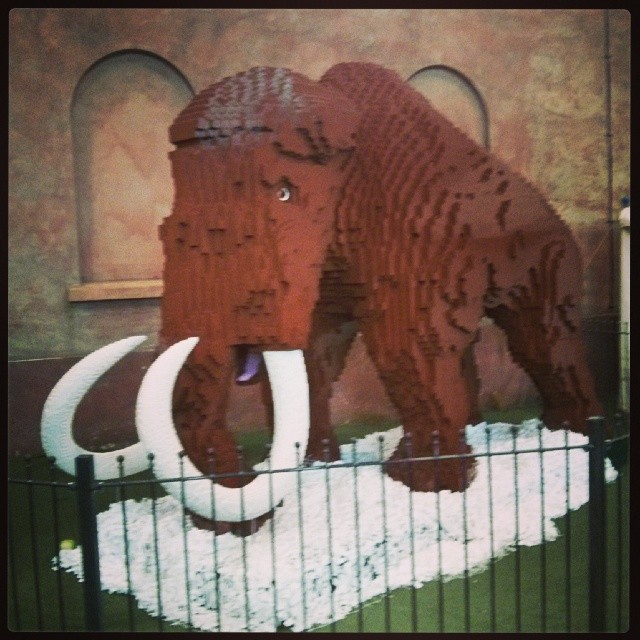 A "bricky" (rather than woolly) mammoth!