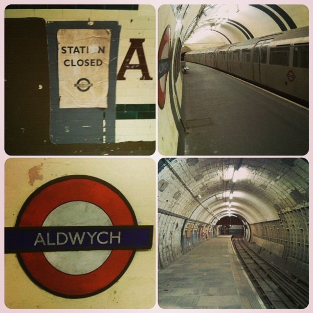 Tube day out! #aldwych #tube