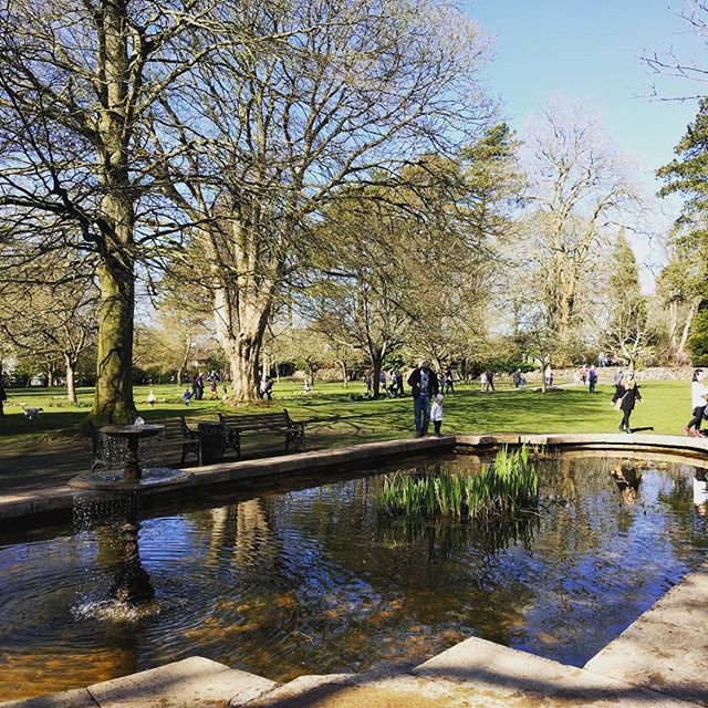 Old Town Gardens is very busy for the NCT Easter Trail today!