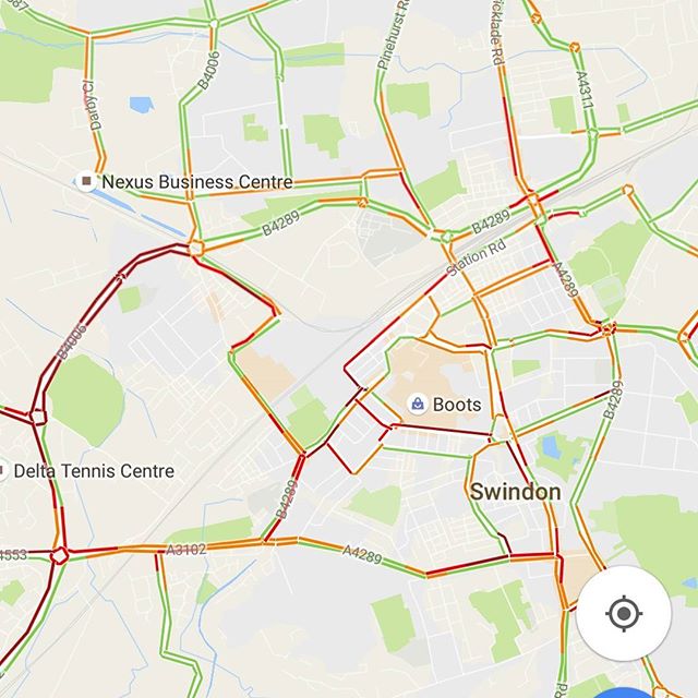 Sums up #Swindon at the moment #traffic