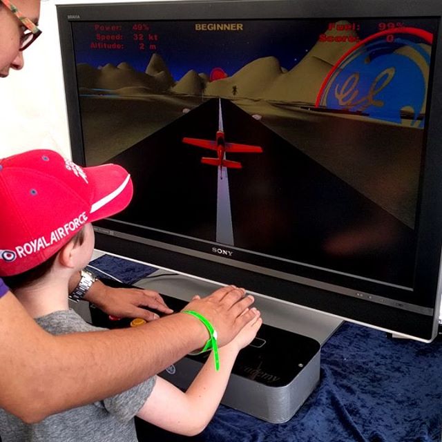 A lovely day at the Cheltenham Science Festival with the little man! He particularly loved this, who hasn't pretended their hand was a plane?