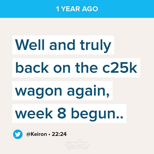 What a difference a year makes! Cirencester Summer Sizzler 10km next week and aiming for Swindon Half Marathon later this year!#running #ukrunchat #c25k #couchto5k