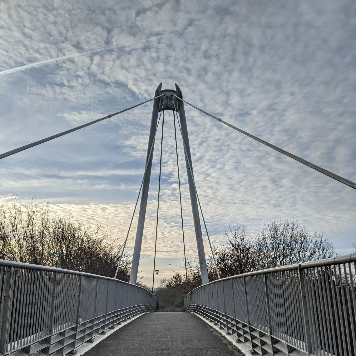 Happy skies over Batman Bridge yesterday!#batman #bridge #happyskies #sky #walking #lookup #nofilter