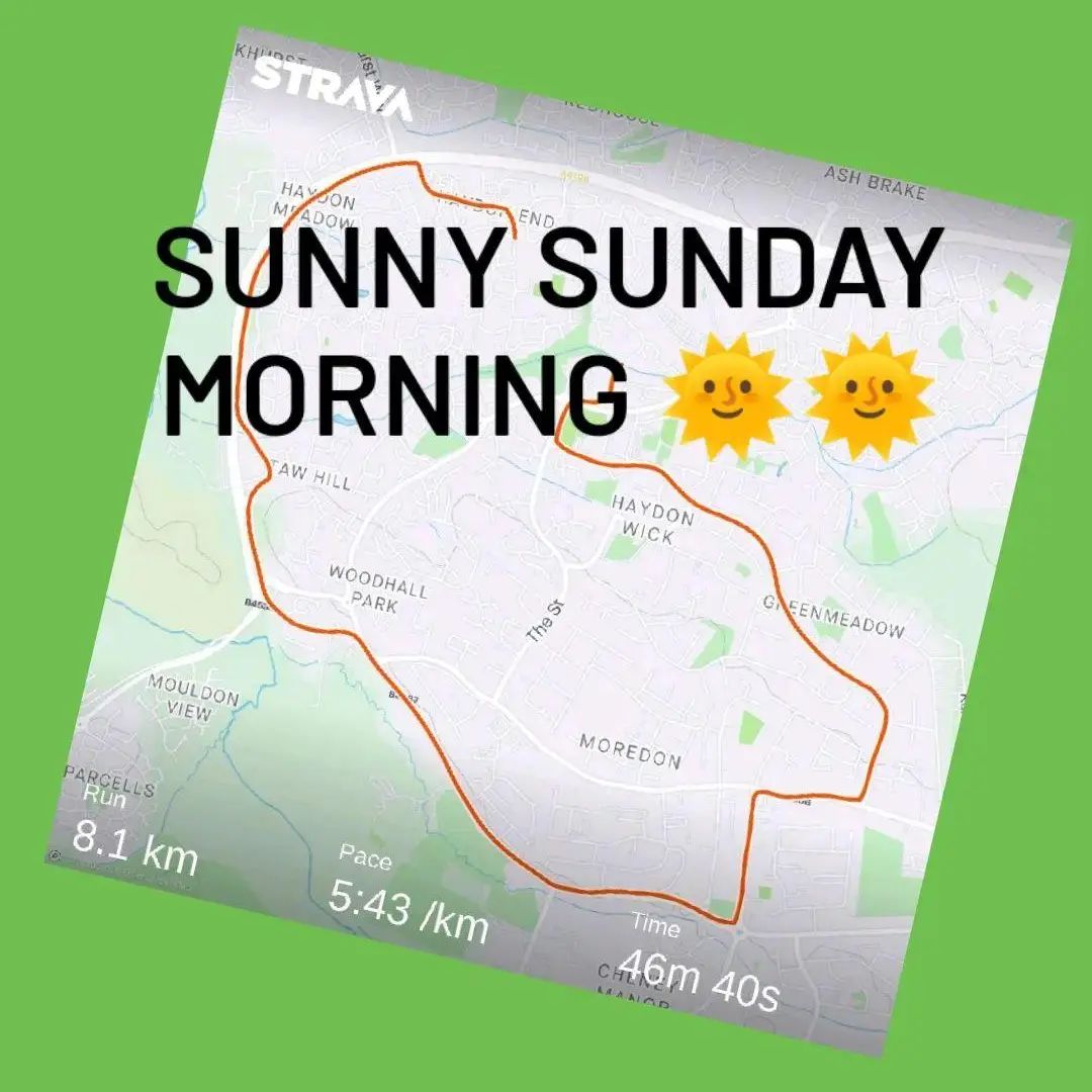 It was lovely to get out for a run in the sun this morning!#sunshine #sundaymornings #5miles #running #runnersofinstagram #runningmotivation